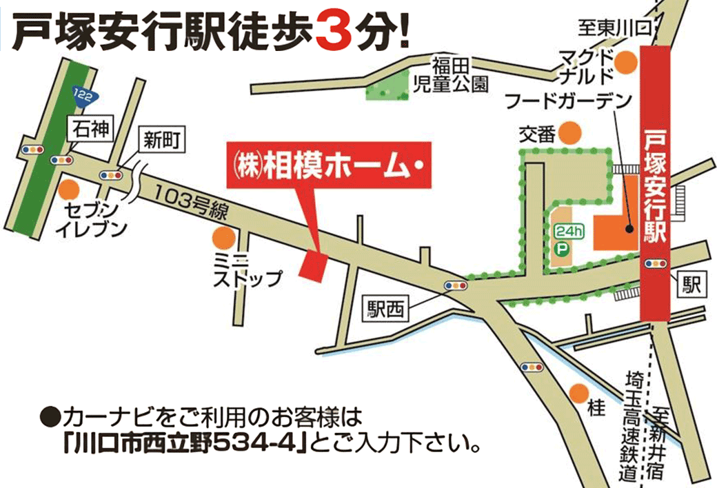 相模ホーム・周辺地図